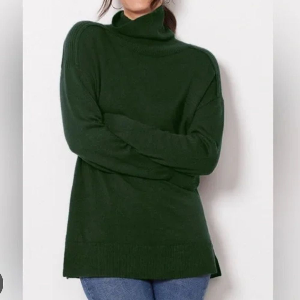 Evereve Carlie Turtleneck Sweater Pullover‎ Merlot Small Nwt